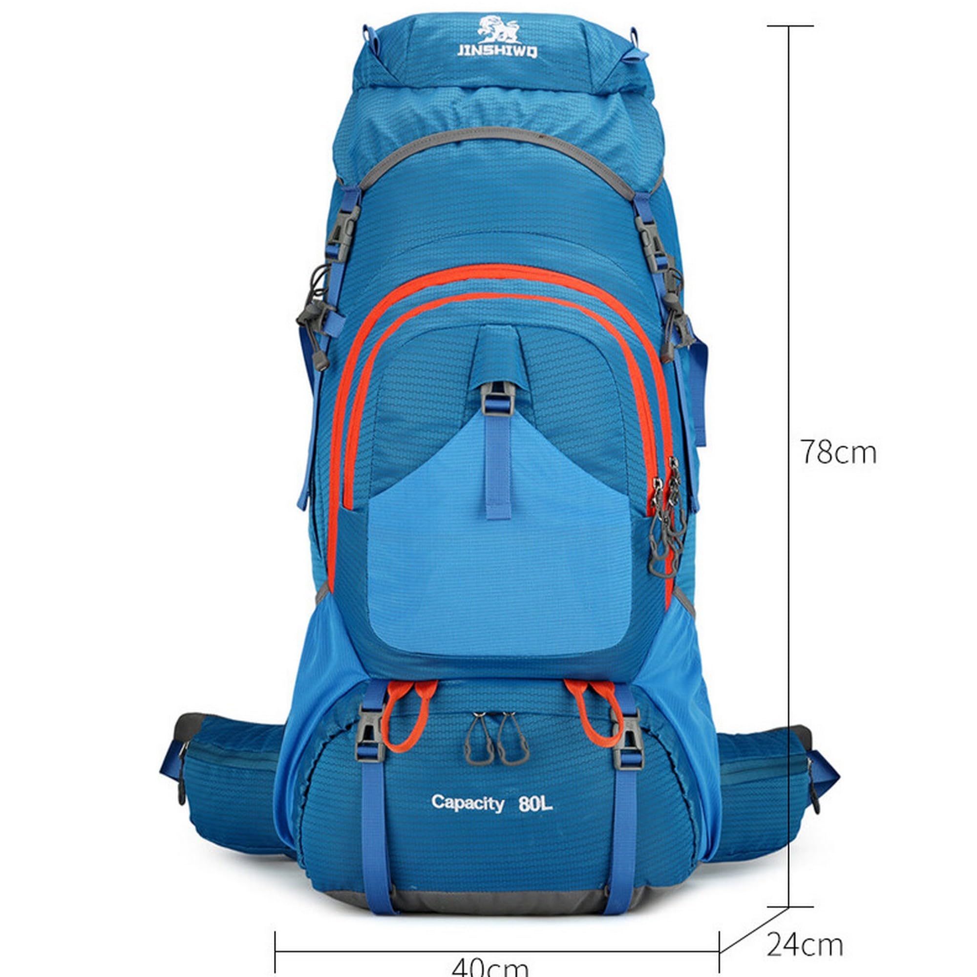 Plecak 80 l outdoorowy sportowy plecak turystyczny wielofunkcyjny sportowy bagaż podróżny kemping duża pojemność torba alpinistyczna