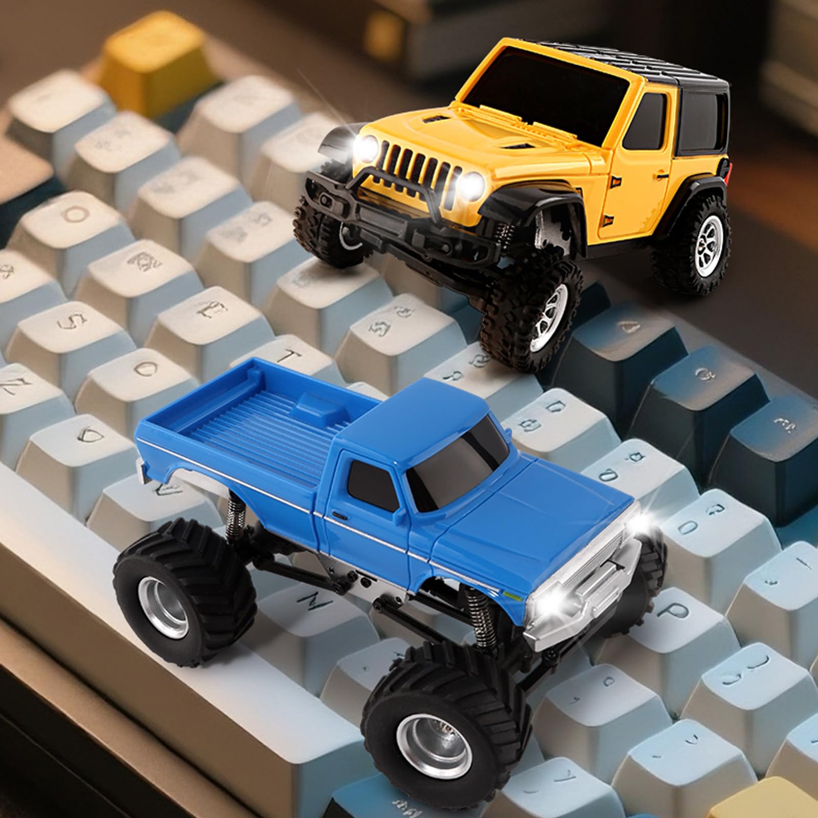 Amazon.com: SVERTIBO 1:36 Mini RC Crawler, JIABAILE 3602 4WD Off