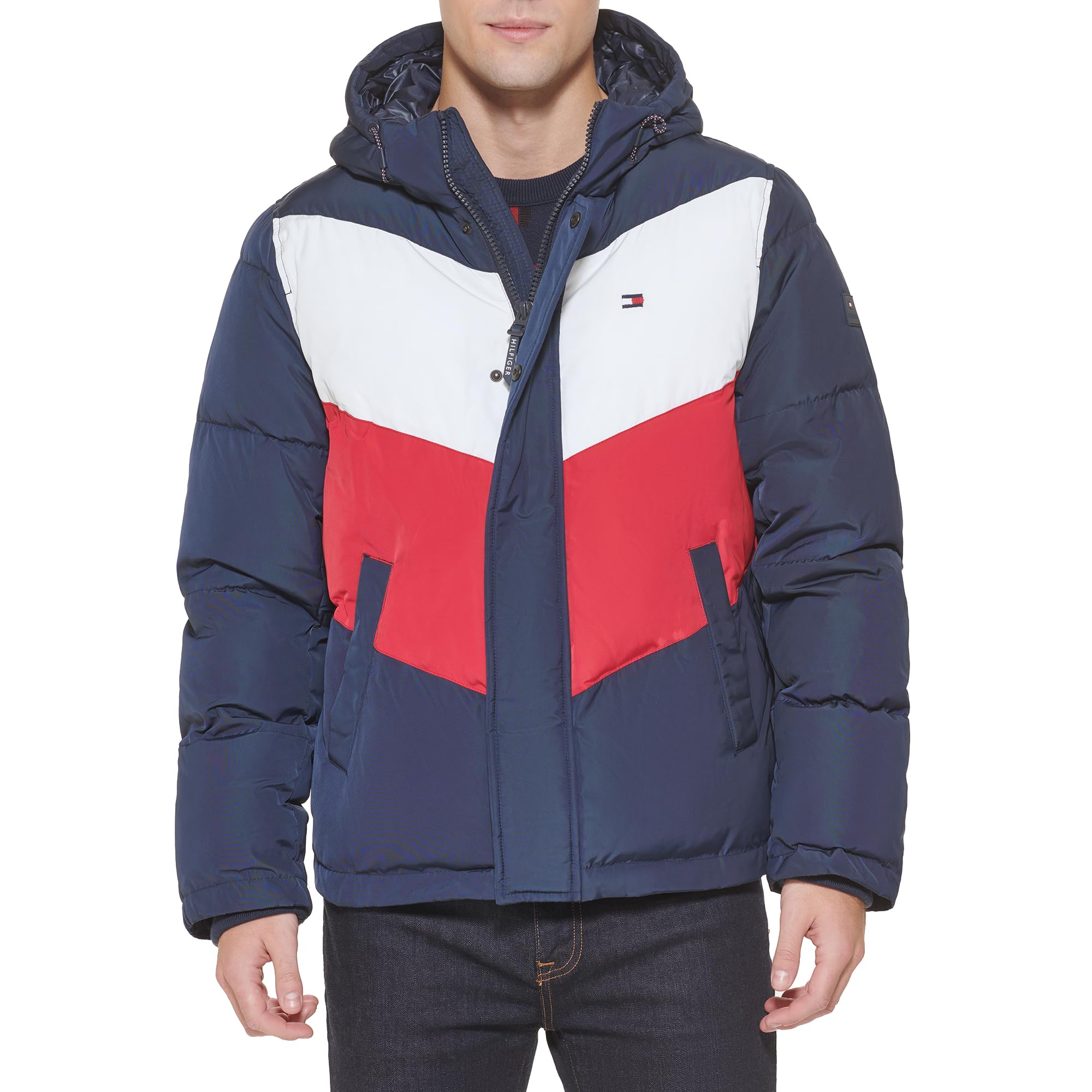 Tommy Hilfiger Chaleco acolchado con cuello alto para hombre