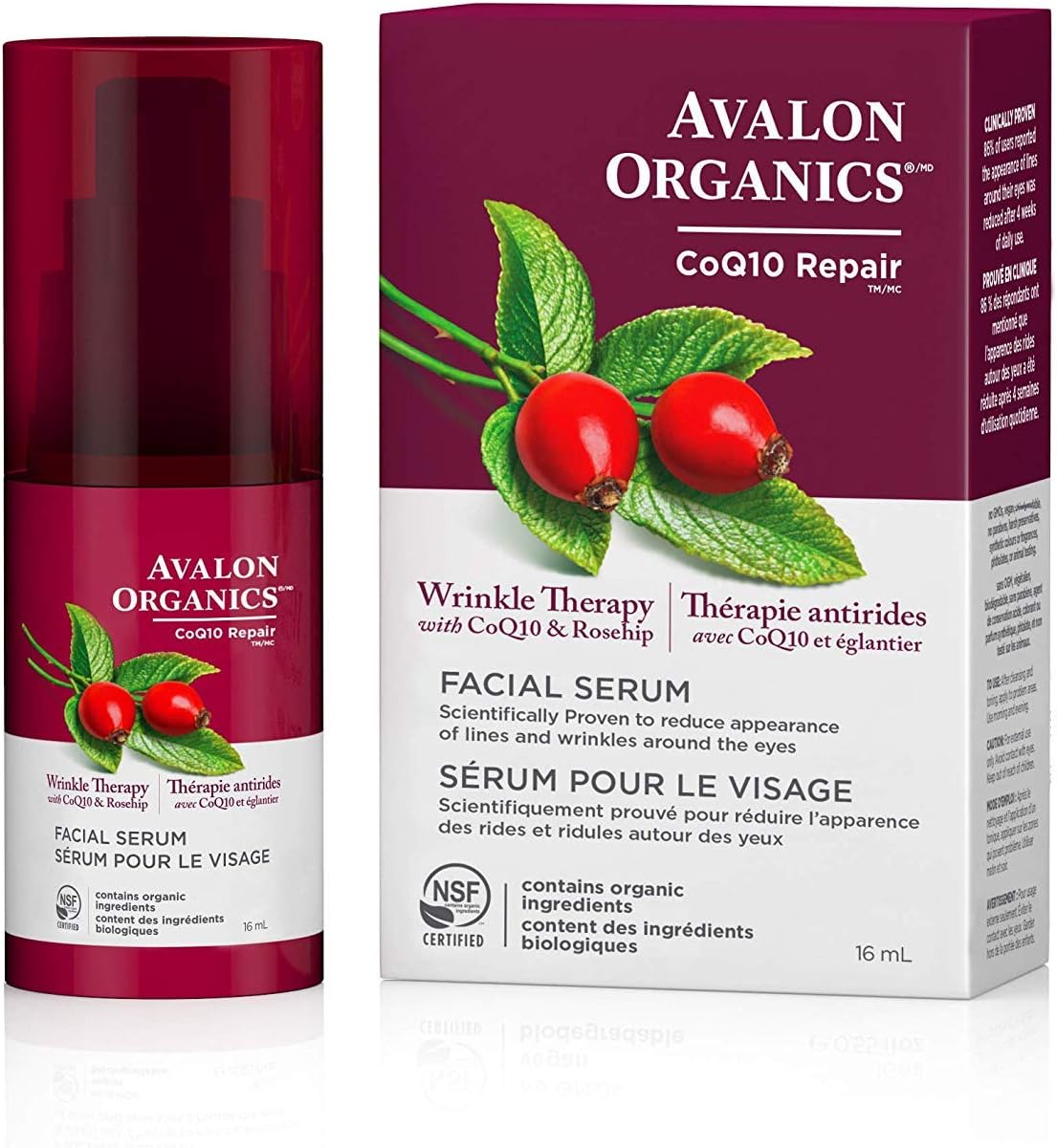 Avalon Organics Wrinkle Therapy Facial Serum