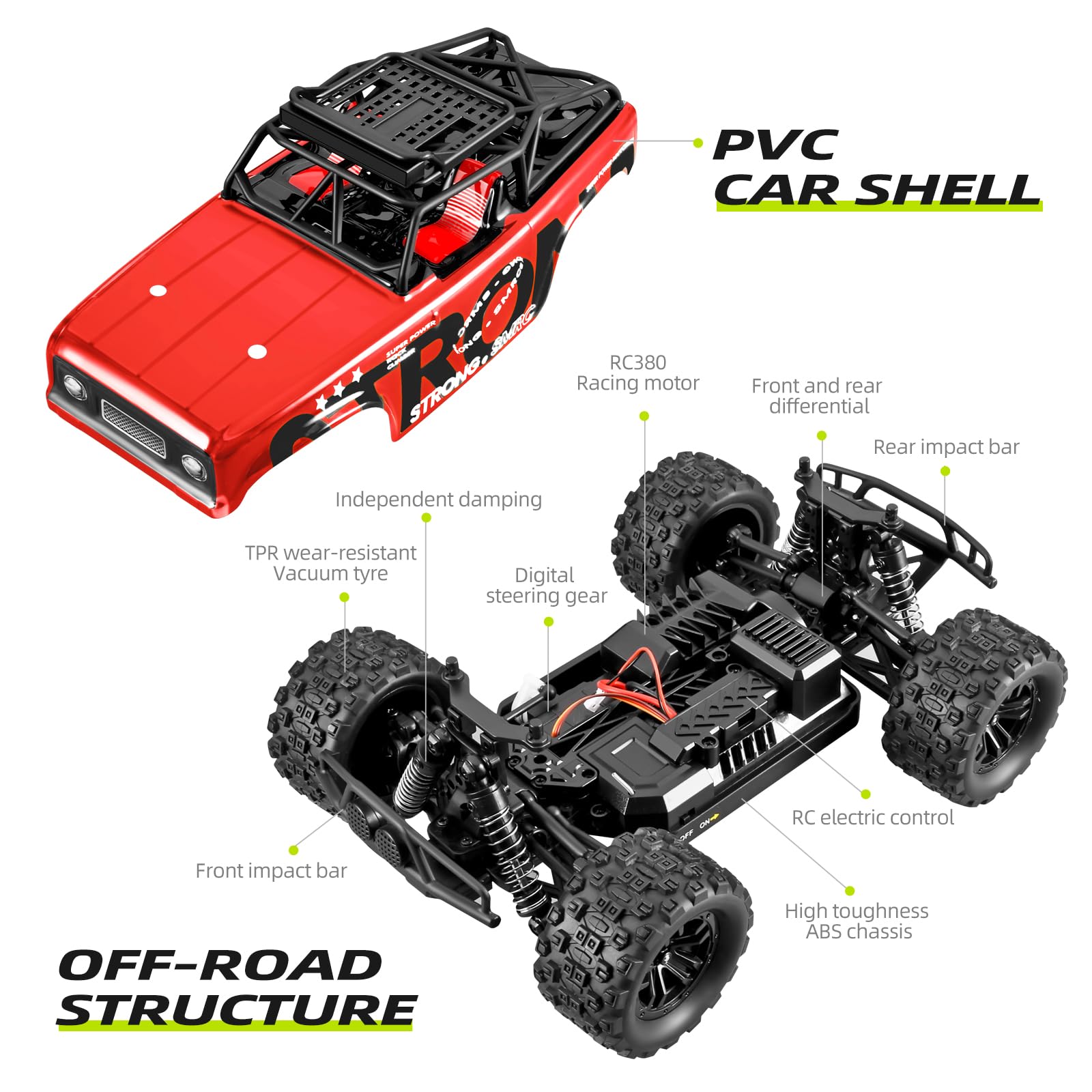 Race Truck 1:18スケール オフロード 4WD