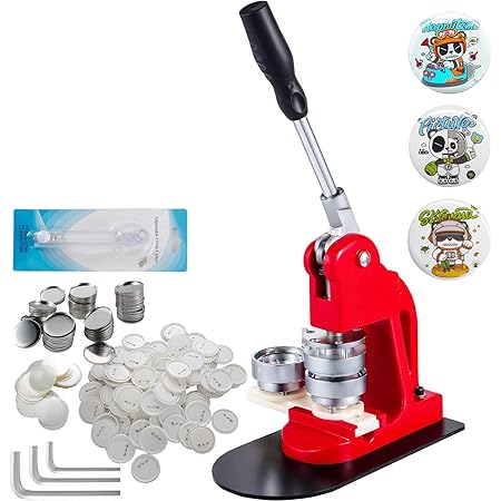 Amazon.com: VEVOR Button Maker Machine 58mm Button Badge Maker 2.25 ...