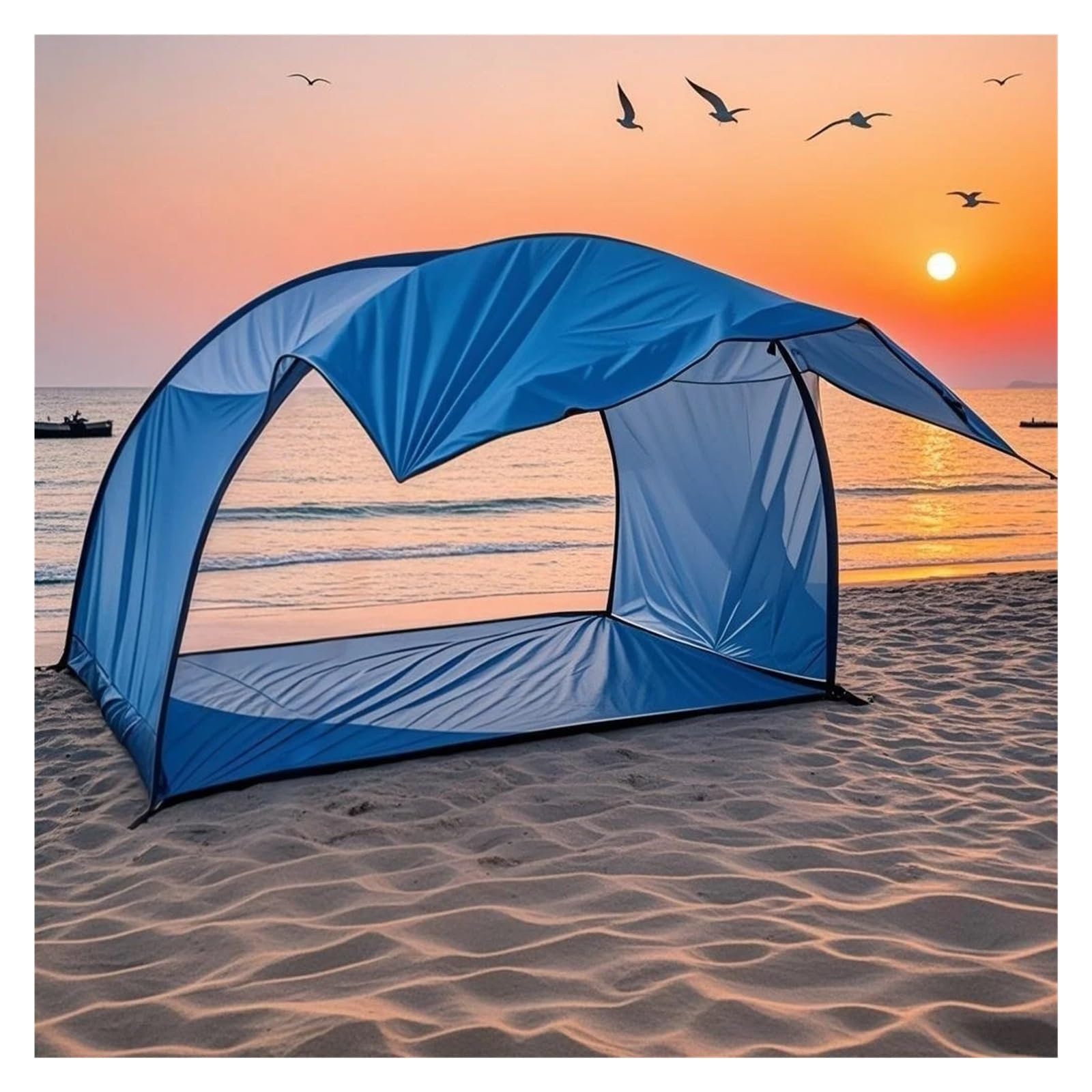 Przenośny namiot plażowy | NIEBIESKI przenośny namiot plażowy