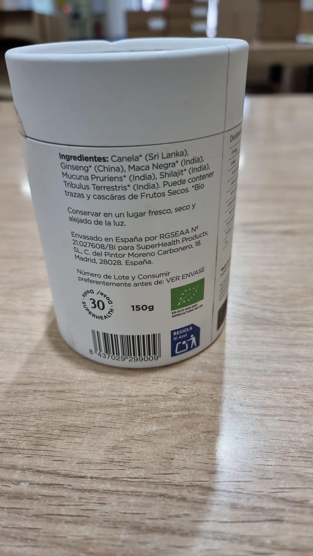 Testosterona Hombre (Para 30 Días) Suplemento Natural con Tribulus, Maca y Ginseng – Aumento Testosterona, Energía y Fuerza – Mejora Rendimiento, Vitalidad y Ánimo – Vegano, Sin Gluten