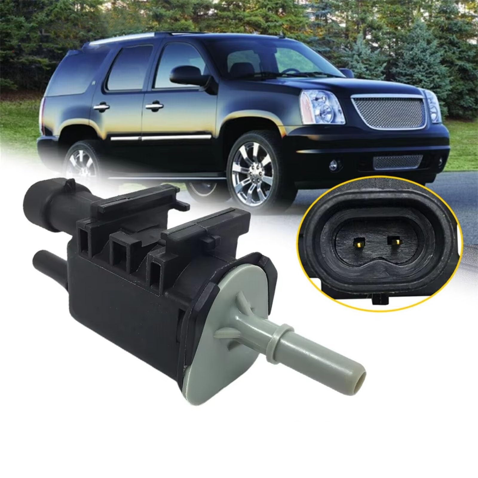 Dampfkanister Ausblasventil Kompatibel Mit Cadillac Für Cts 2006–2007 Für Escalade 2007–2014, Kraftstofftank-Entlüftungs-Dampfkanister-Spülventil 214–1680