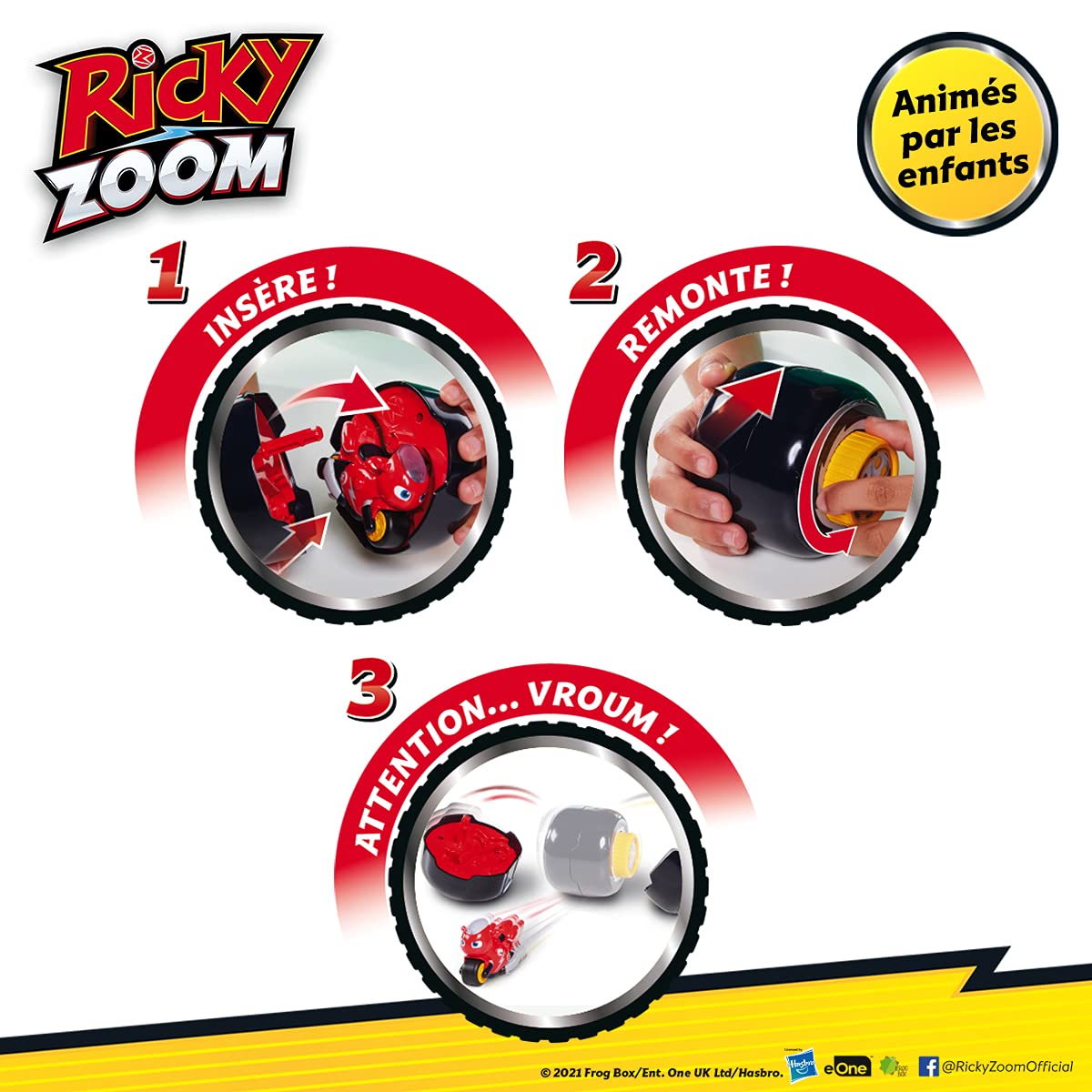 Ricky Zoom T20059 zabawka, Ricky Wind & Launch