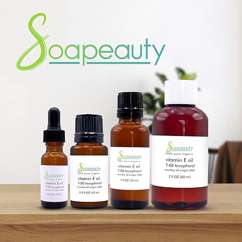 Miniatura 6 de Soapeauty TOCOPHEROL T-50 Aceite de vitamina E de primera calidad y natural, trata cicatrices, arrugas, manchas oscuras, lo mejor para cabello,