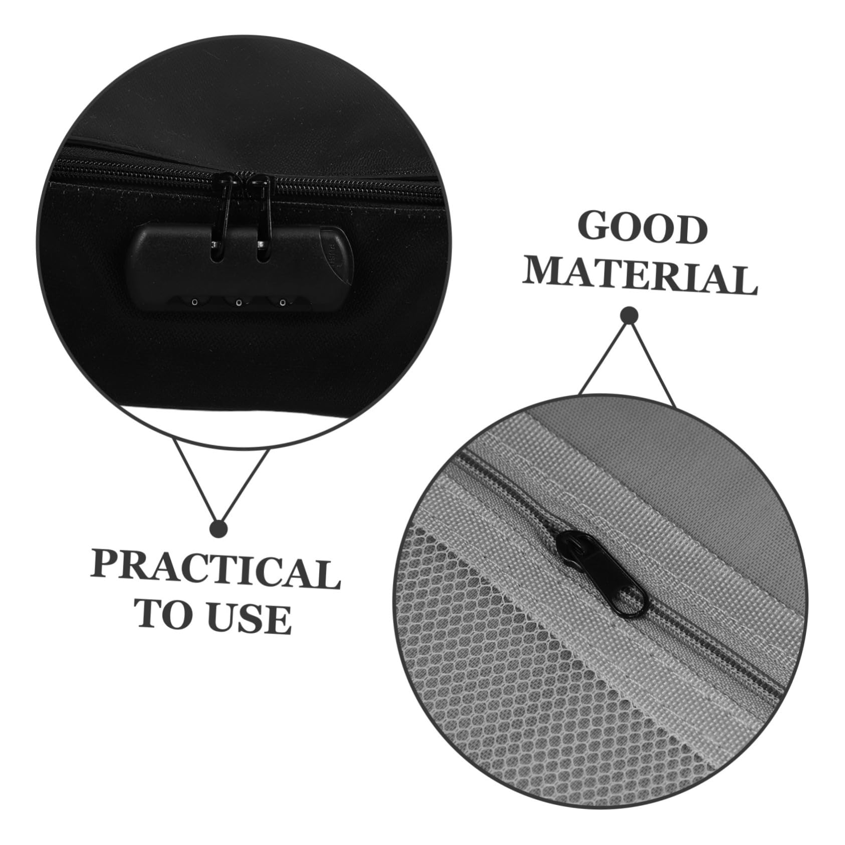 Borsa Documenti Ignifuga Nera in Fibra di Vetro Multi-strato | Blocco Password Sicuro, Ampia Capienza, Uso Quotidiano e Viaggio, Design Elegante e Resistente