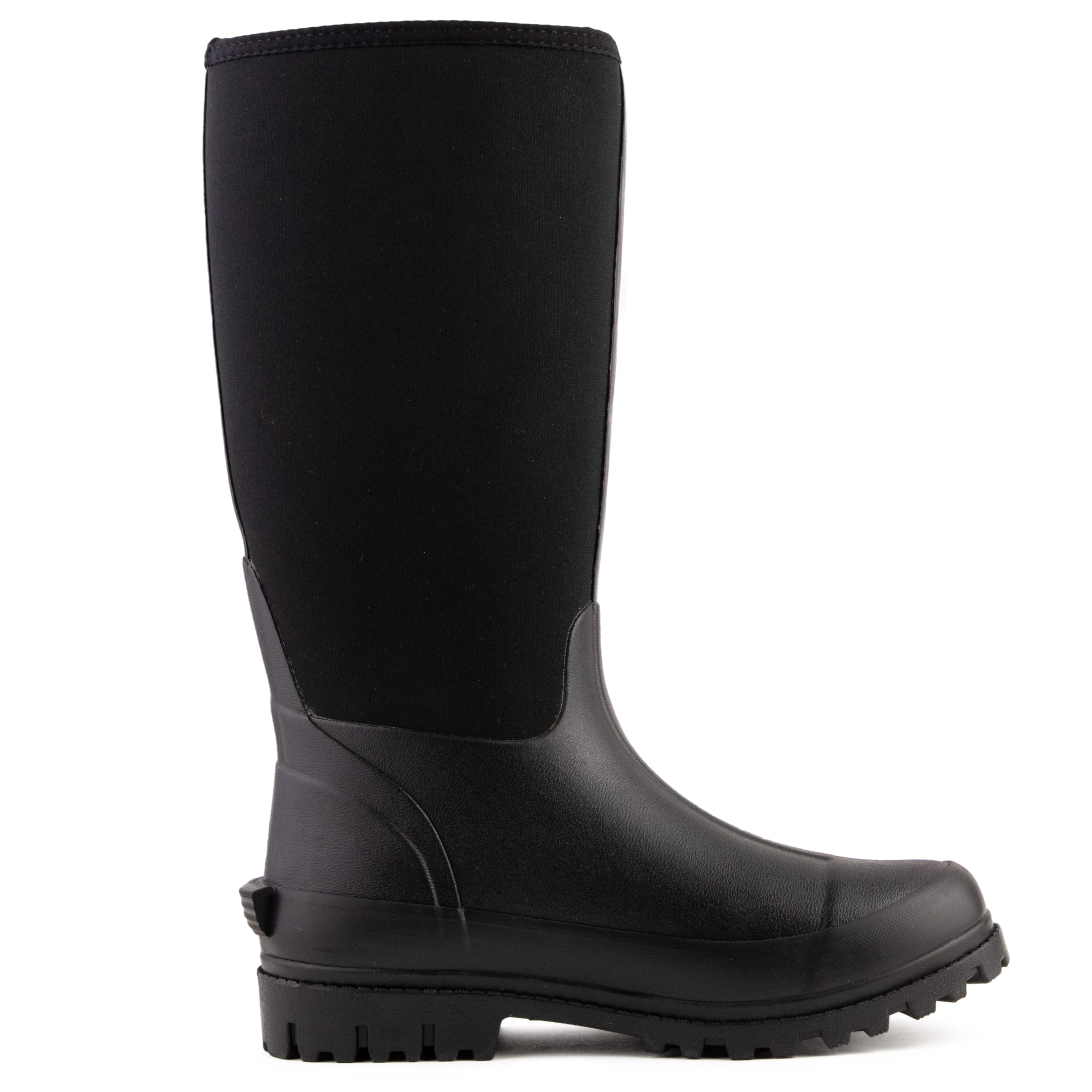 Savage Island Bottes en caoutchouc isolées en néoprène pour femme, doublées chaudes, entièrement imperméables