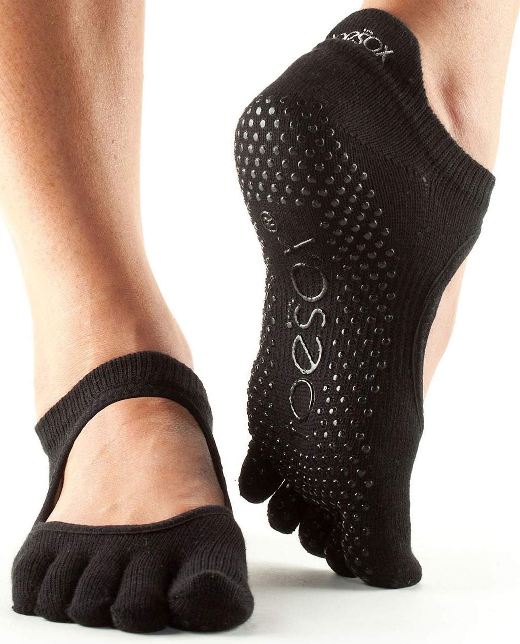 Toesox Unisex-Erwachsene Full Toe Bellarina Yoga-Socken - Amazon product rated Grade A