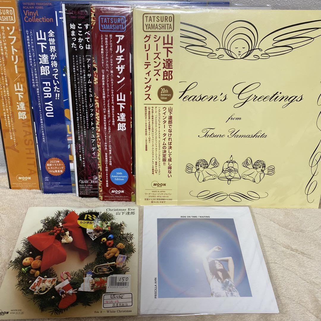 山下達郎LP5枚セット+おまけ7インチ2枚 バラ売り不可 山下達郎LP5枚セット+おまけ7インチ2枚 バラ売り不可 山下達郎