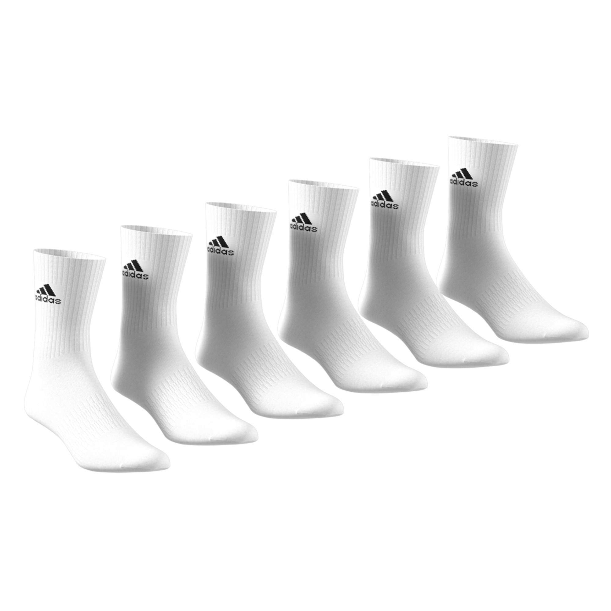 adidas Unisex niños Cushioned Sportswear Crew Socks 6 Pairs