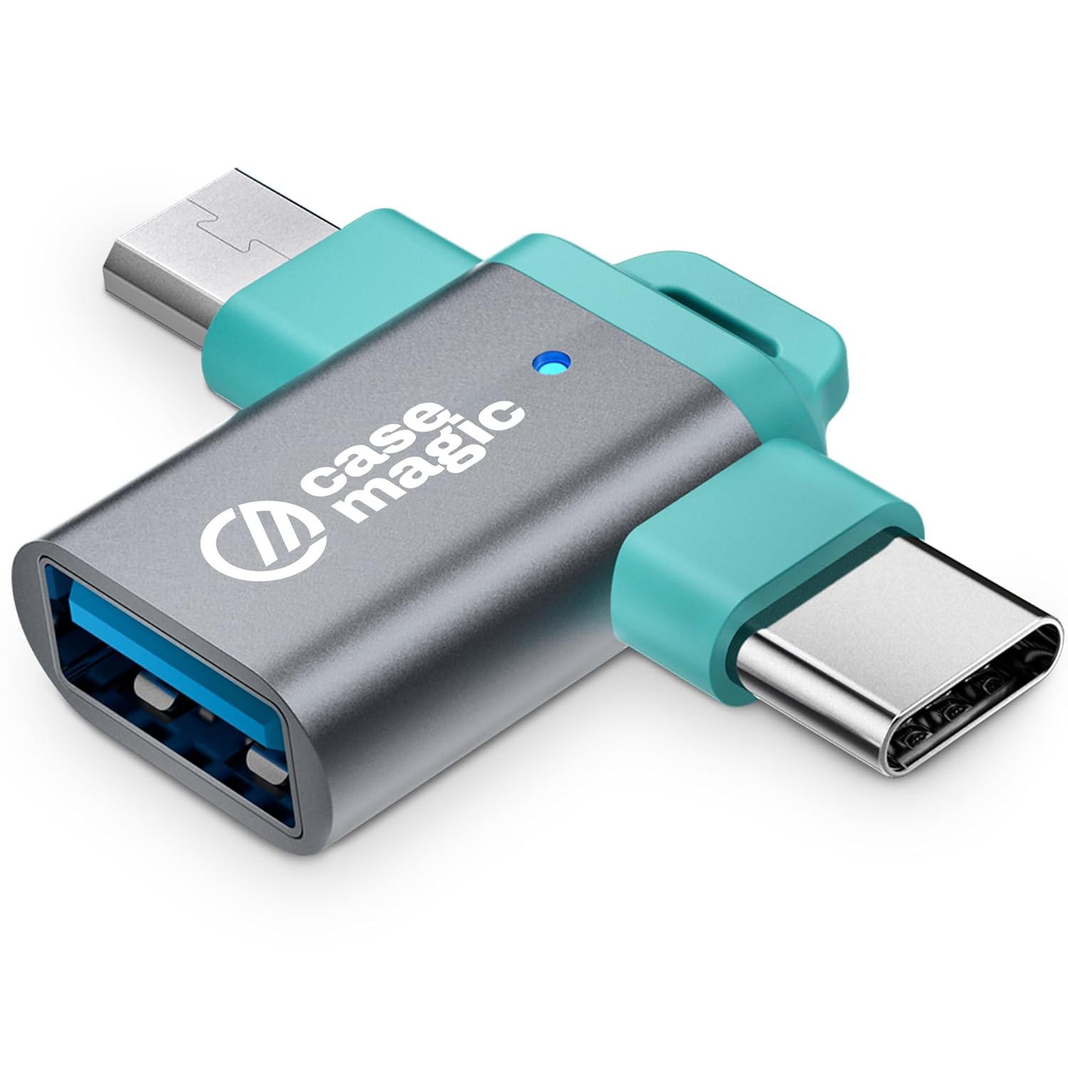 2 in 1 OTG Adapter Micro USB & Type C to USB-A 2.0 Female Connector| High-Speed Data Transfer 10Gbps| OTG Pen Drive Adapter Compatible with Laptop, Smartphones, Tablet (No Charging Support) 2 in 1 OTG Adapter Micro USB & Type C to USB-A 2.0 Female Connector| High-Speed Data Transfer 10Gbps| OTG Pen Drive Adapter Compatible with Laptop, Smartphones, Tablet (No Charging Support)