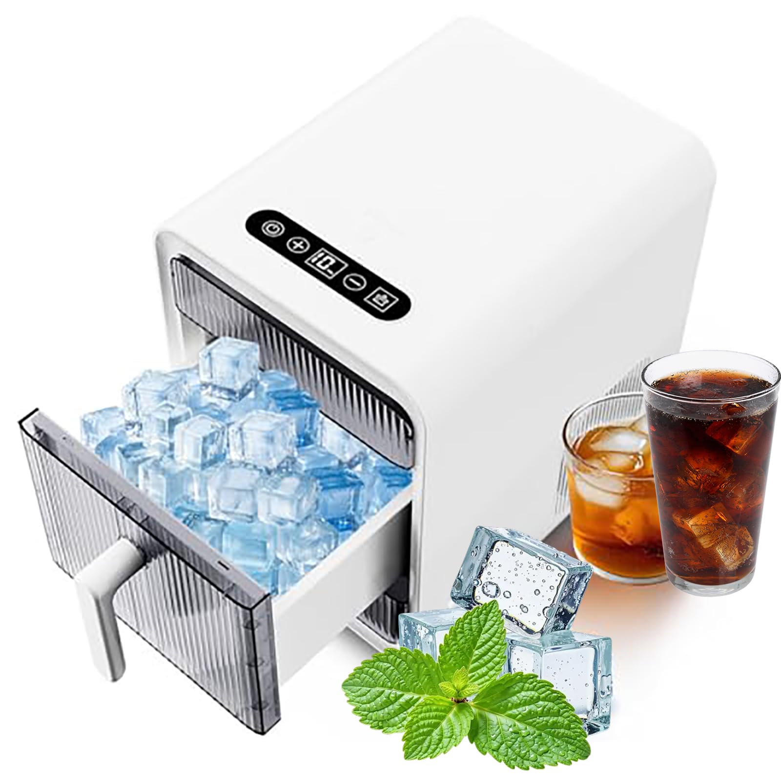 Machine à glaçons pour plan de travail de cuisine compacte 1,5l - 8