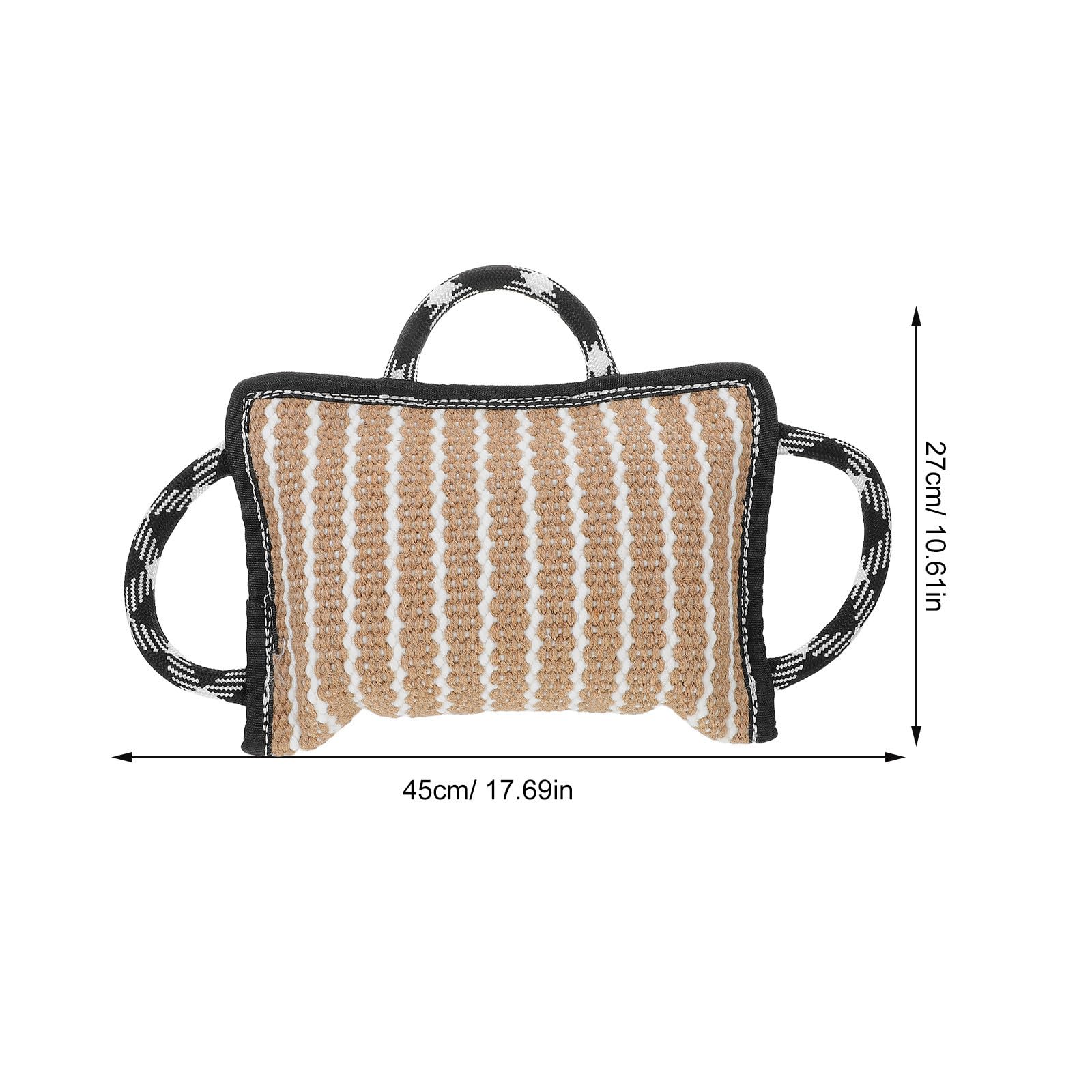 BETOOKY Juguete para Perros de Tira y Afloja de Lino, Almohada para Morder, Resistente a Mordidas, Entrenamiento Canino, Juego Interactivo, para Cachorro y Perro