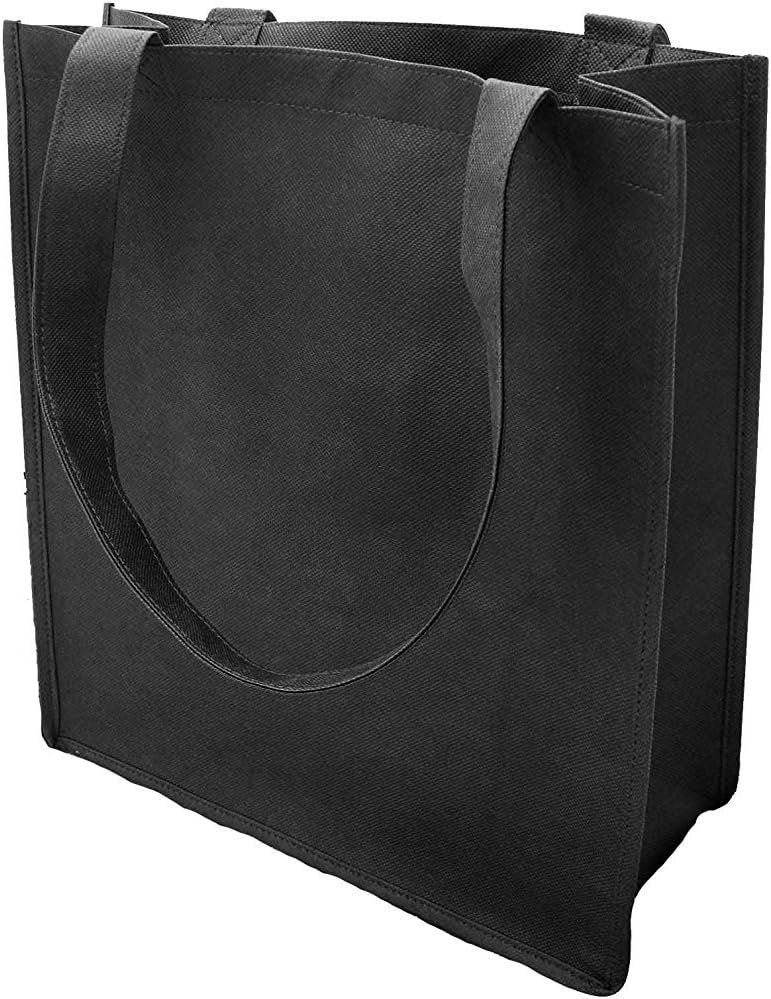 Reusable Grocery Shopping Tote Bags with Full Gusset for