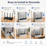 Housse de routeur WiFi grande, environ 90 % des EMF de routeur WiFi et 5G sont bloqués | Housse de routeur Wi-Fi pour protection, cage de Faraday EMF pour routeurs WiFi