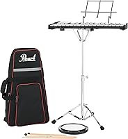 Vista 9 de Pearl Kit de percusión, con estuche de transporte estilo mochila de nailon con ruedas (PK200C)