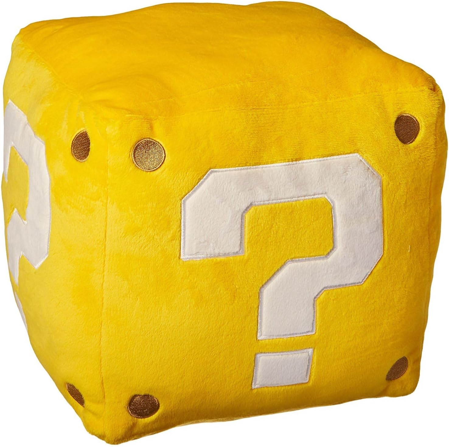 Little Buddy USA Super Mario Series 10" Large Coin Block Pillow Stuffed Plush