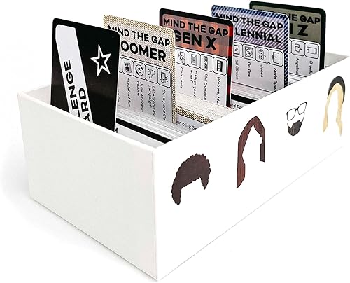 Miniatura 9 de Mind The Gap Just The Questions, paquete de expansión con 1000 nuevas preguntas para todas las generaciones + 50 nuevas tarjetas de desafío