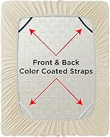 Vista 41 de Empyrean Charcoal Grey Extra Deep Pocket Fitted Sheet Full Size, Hotel Luxury Deep Pocket Full Size Fitted Sheet Only Easily Fits 18 to 24 Inch