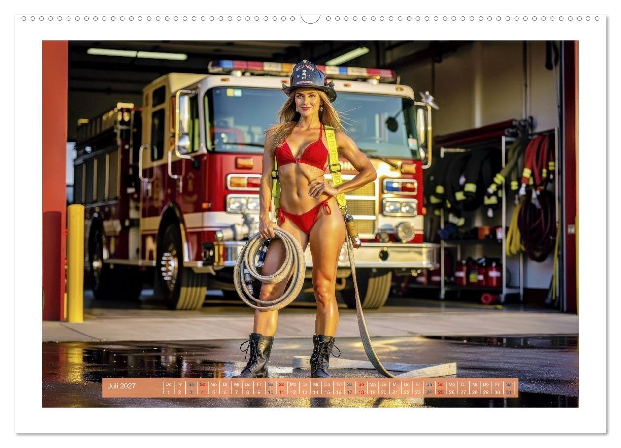 Sexy Feuerwehrfrauen und Männer (hochwertiger Premium Wandkalender 2027 DIN A2 quer), Kunstdruck in Hochglanz: Feuerwehrfrauen und Männer wirken oft ... ausstrahlen. (CALVENDO Erotik)