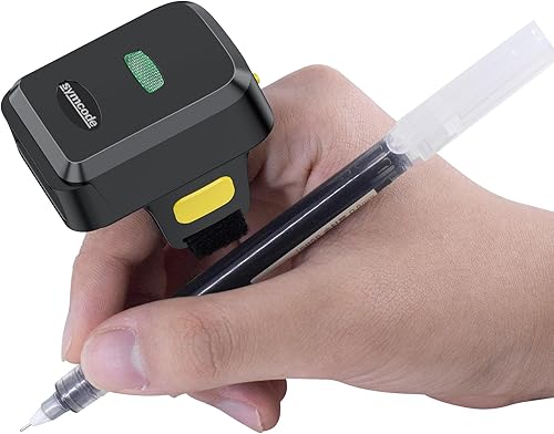 Miniatura 8 de Escáner de código de barras inalámbrico con soporte, compatible con Bluetooth, conexión inalámbrica y con cable de 2.4 GHz, todo en uno para