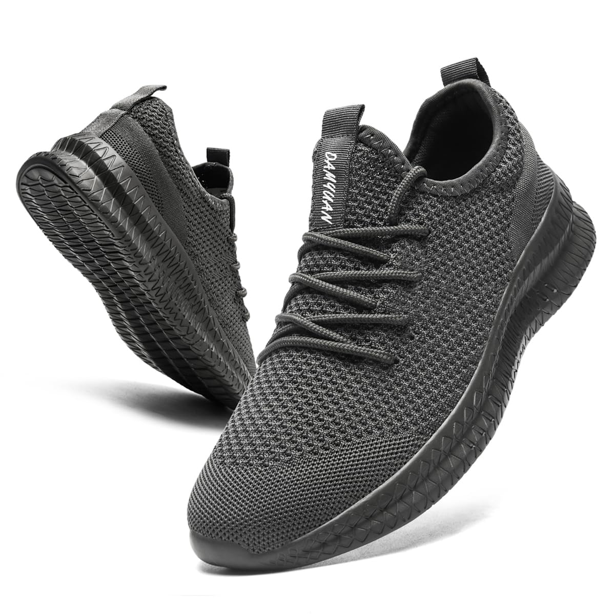 GLYGML Men's Walking Running Shoes Slip On Sneakers Non Slip Athletic Sports Tennis Fitness Casual Workout Gym Shoes Lightweight Trainers Fashion Soft