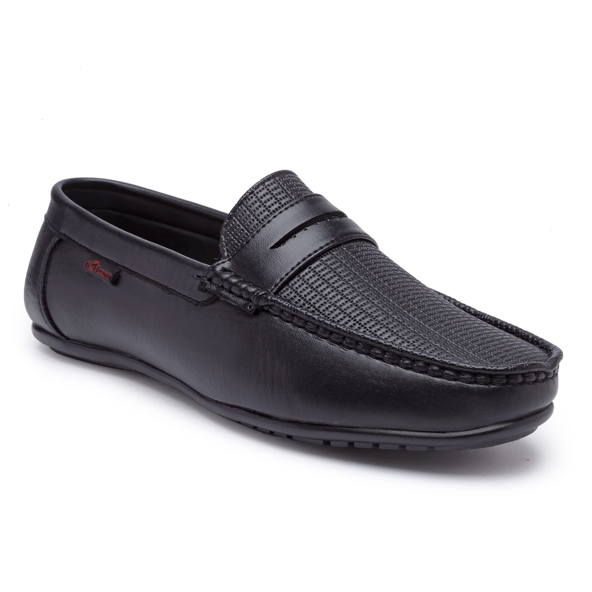 Action-DRIVE-44 Lightweight Comfortable Synthetic Leather Loafers for Men Black (B0BV784WFR) Amazon Price History, Amazon Price Tracker