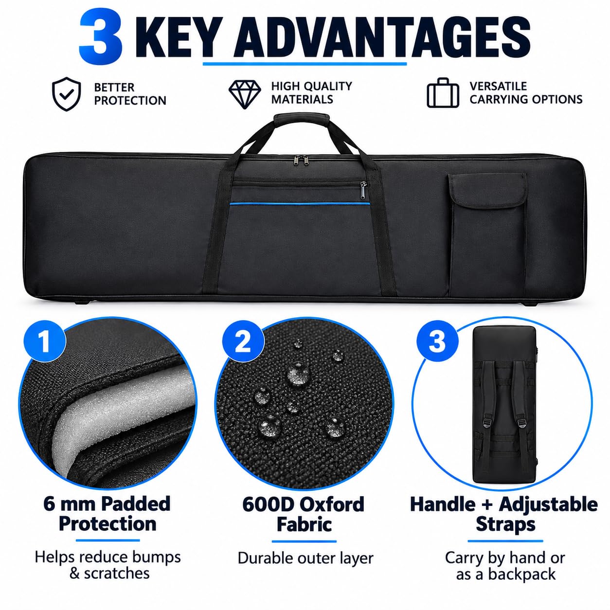 Piano Tasche 88 Tasten für Nord Stage 2 EX 88 2015-2017