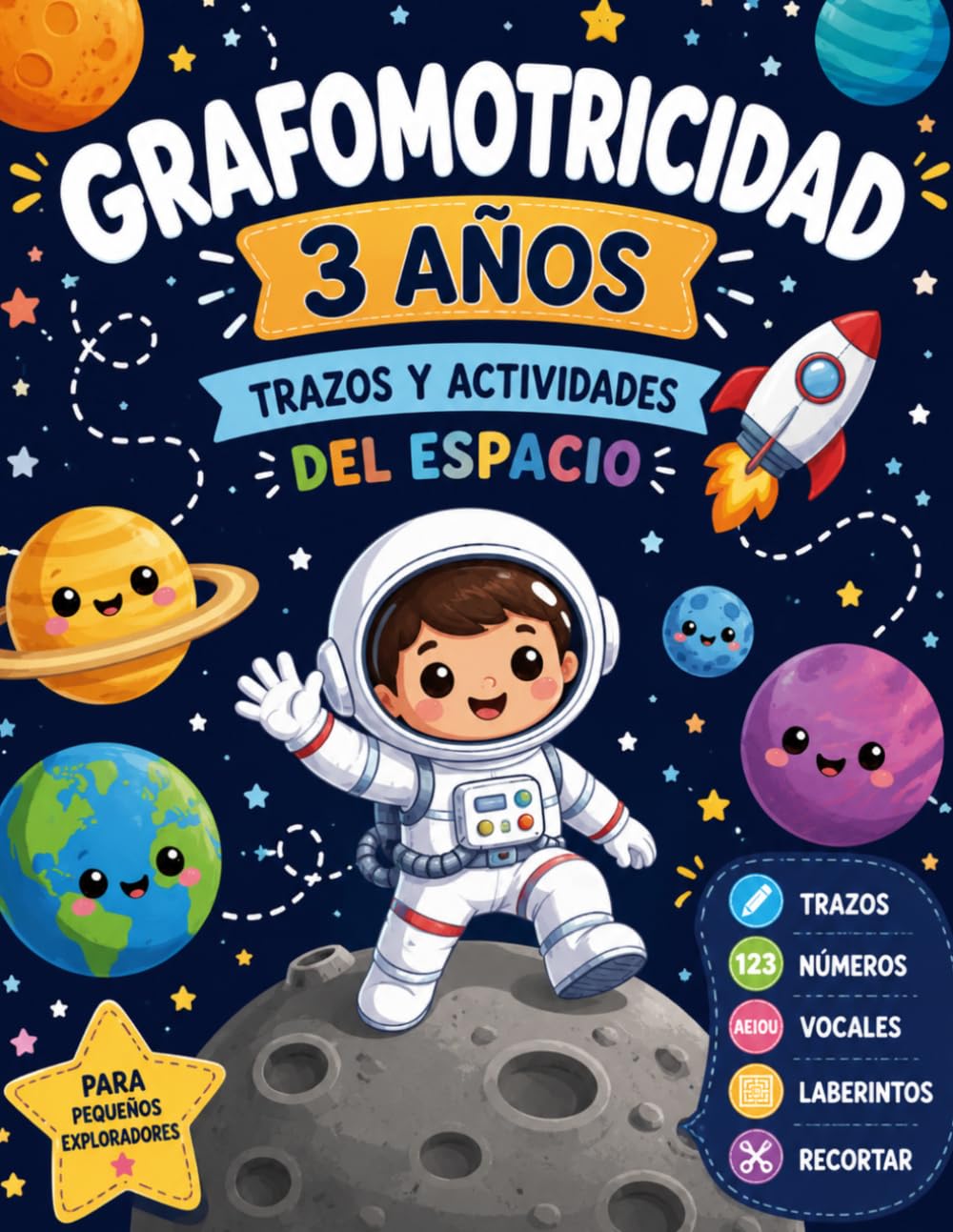 GRAFOMOTRICIDAD 3 AÑOS: TRAZOS Y ACTIVIADES DEL ESPACIO