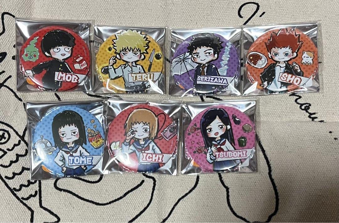 Amazon | モブサイコ100 TSUTAYA グラフアート 缶バッジセット ①