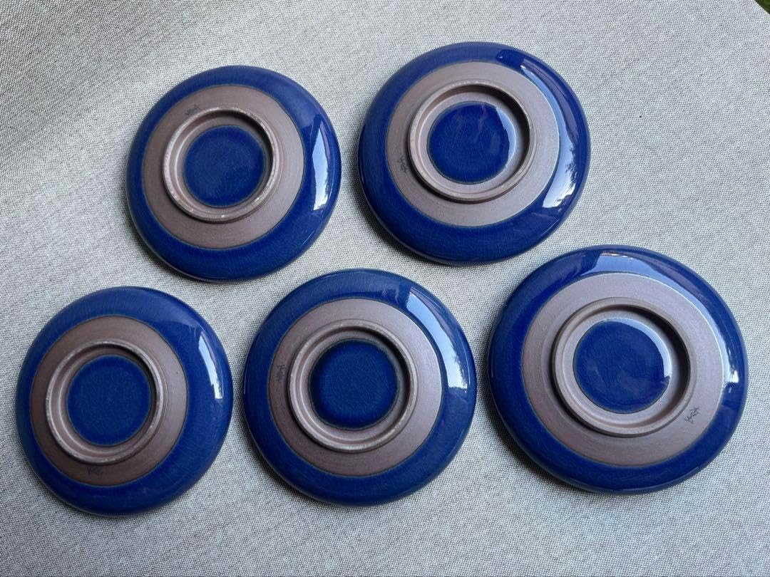 清水焼 瑞昭窯 名匠 二代目 大野瑞昭作 羅漢上人皿 3枚 清水焼 瑞昭窯