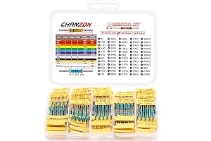 60 Values 1/4W (0.25 Watt) GM VATS Bypass Resistor Kit 300pcs 1R-4.7MR...