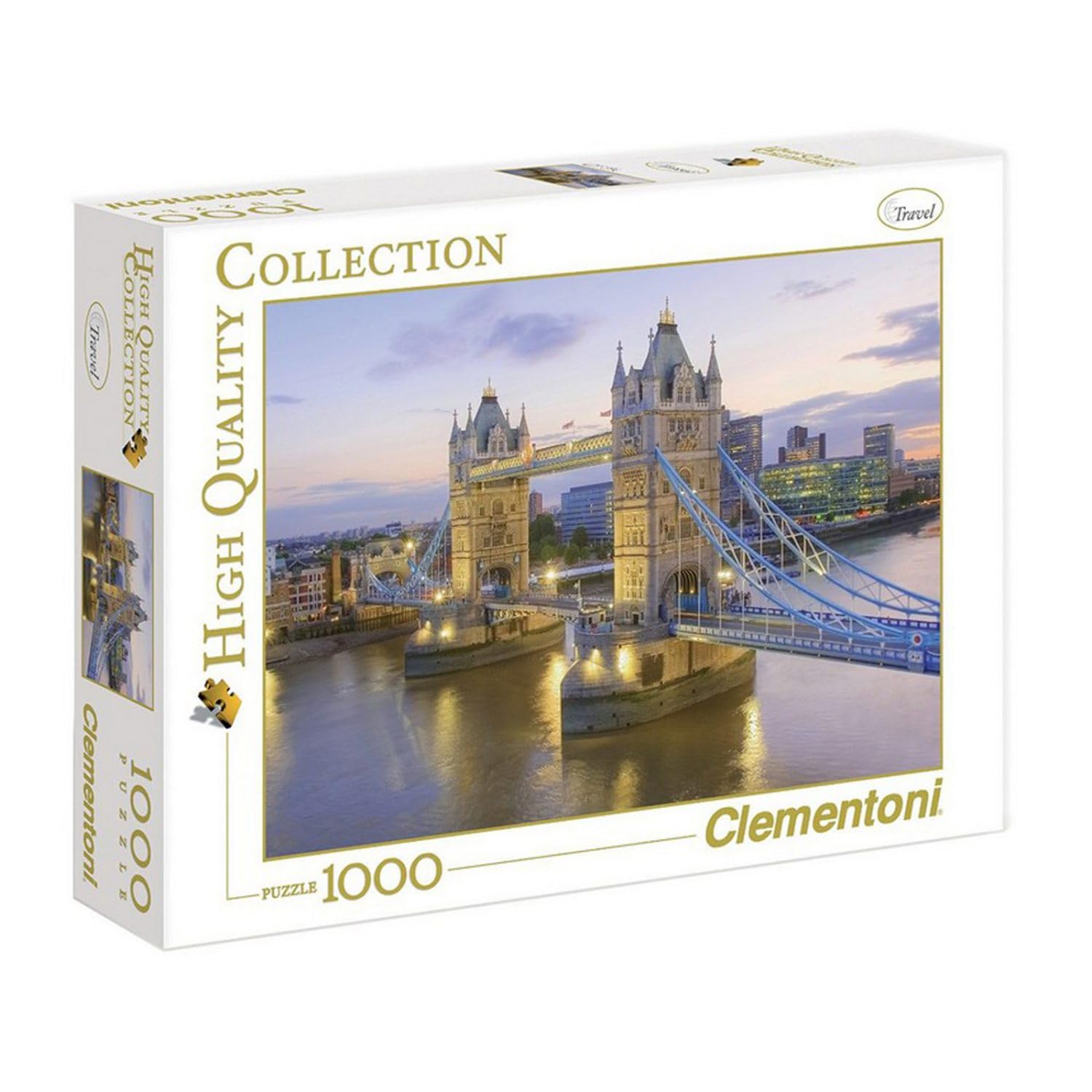 Clementoni 39022 Tower Bridge Puzzle for adults children and , 1000-Pieces