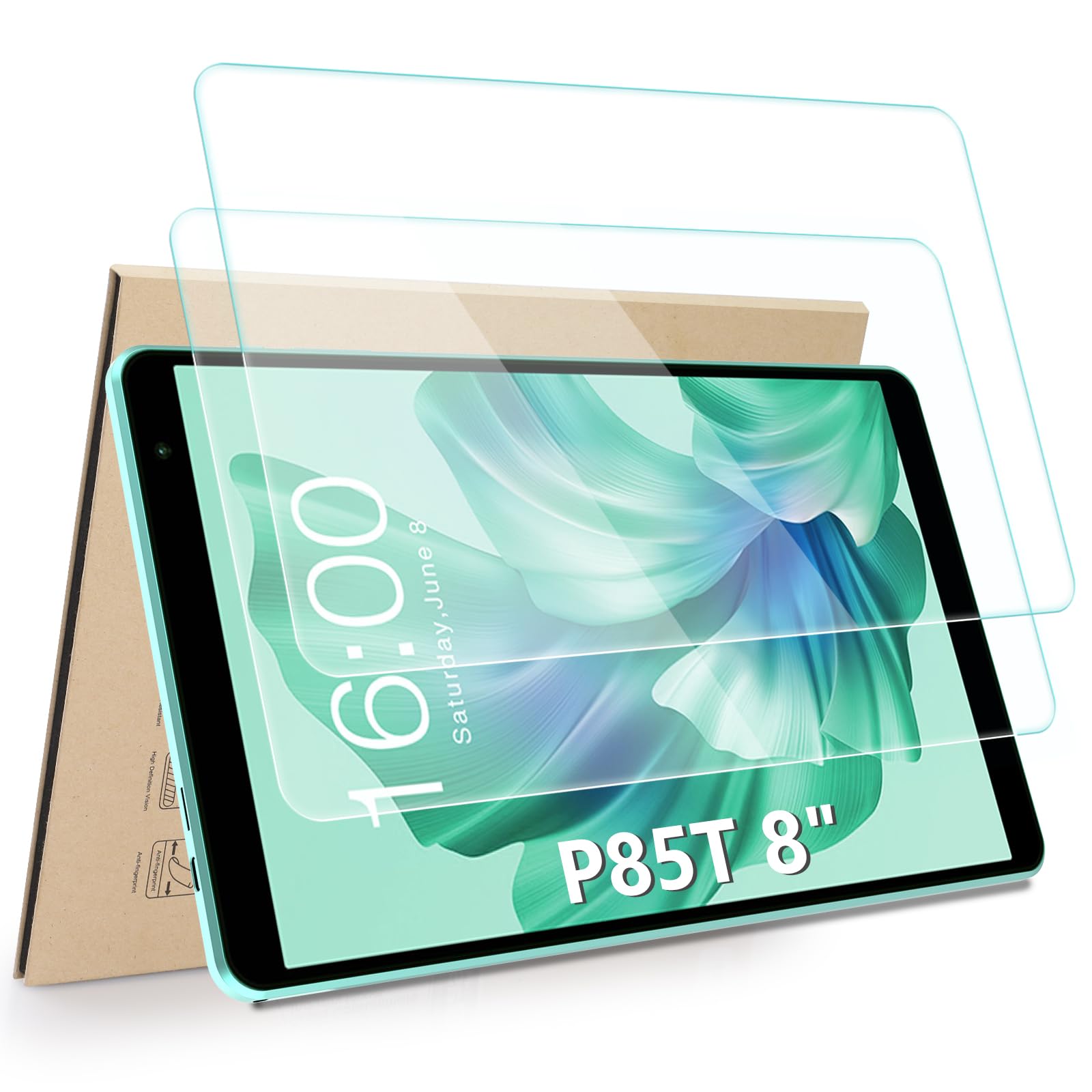 Amazon.co.jp: Hianjoo 2枚セット Teclast P85T 対応 保護フィルム