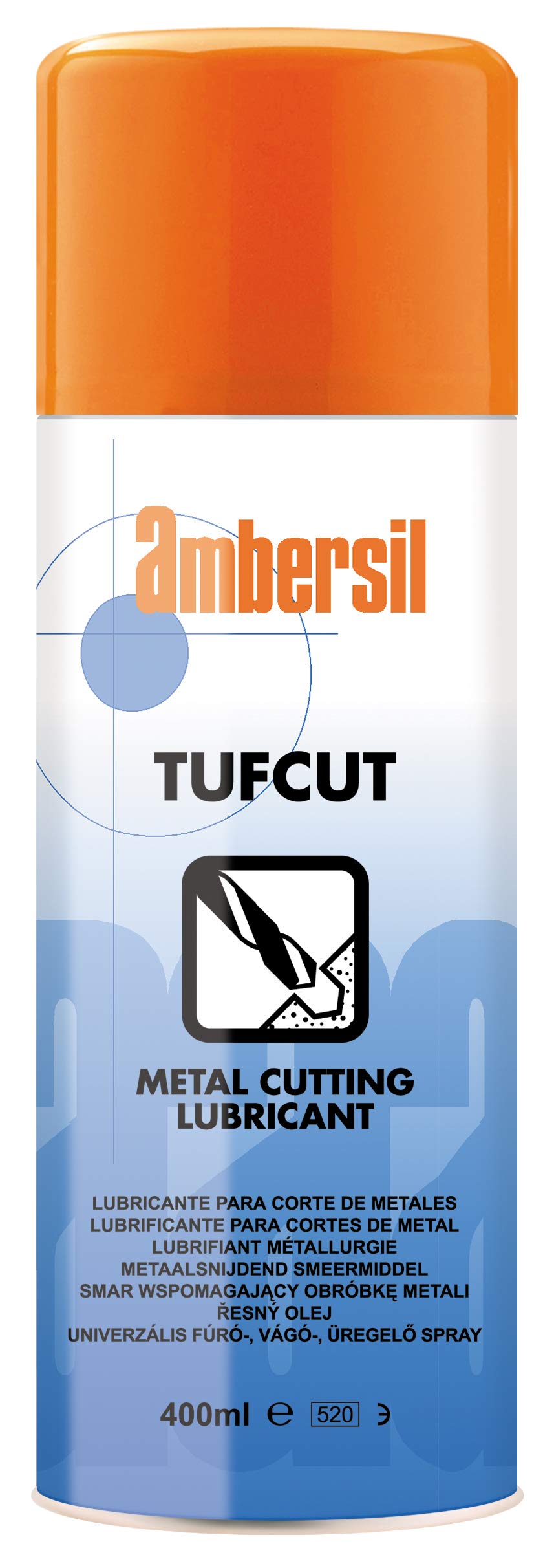 Ambersil 31579 Tufcut Spray Ready To Use Metal Cutting Lubricant Nsf H2 400Ml