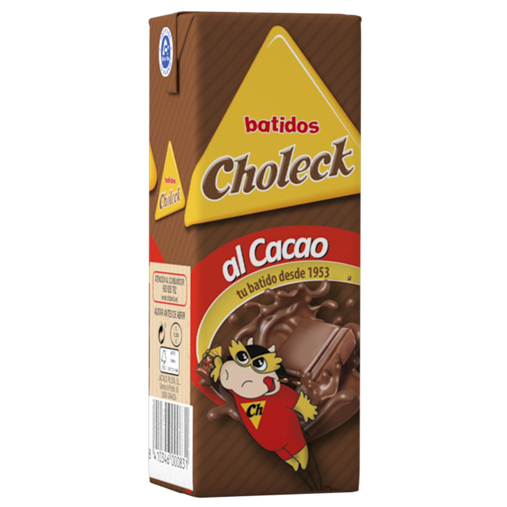 CHOLECK Batido de Cacao slim 200 ml x3