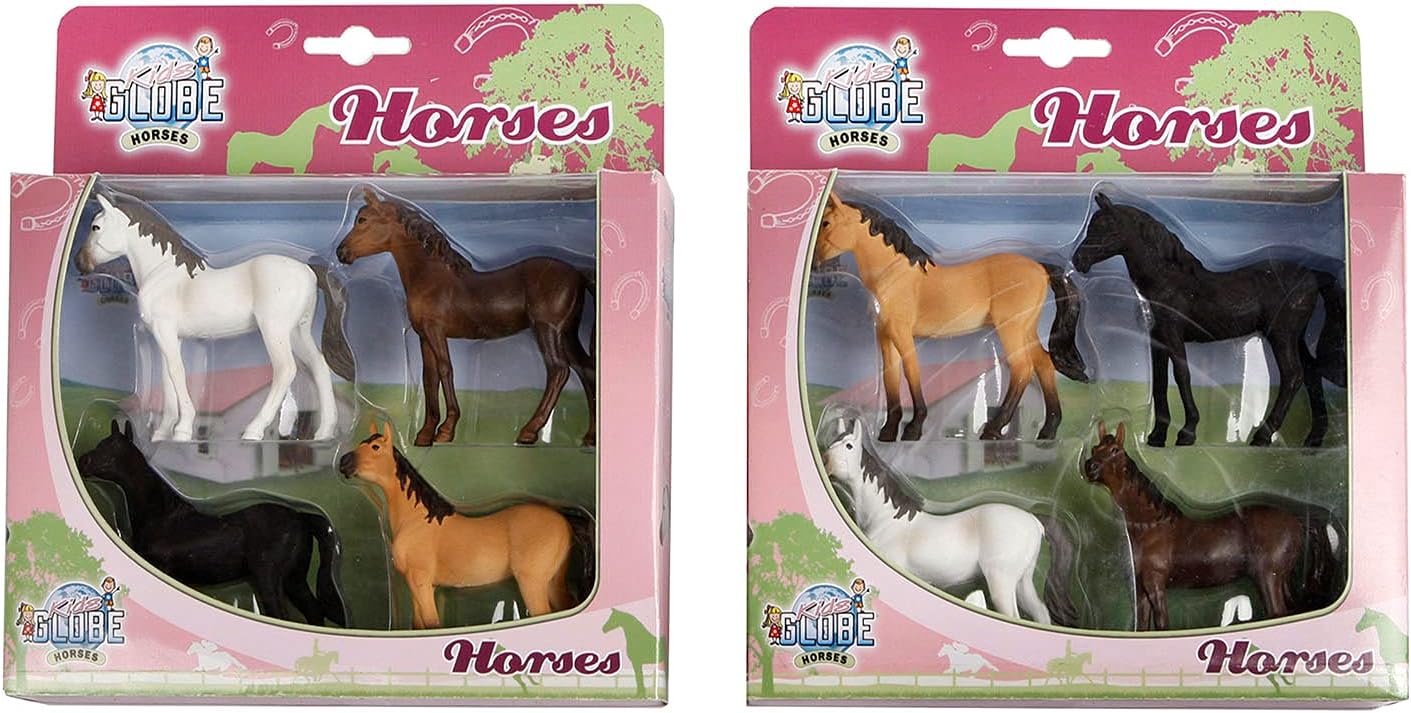 Van Manen Kids Globe Horses Horse (4 Assorted, Scale 1:32) - 640085