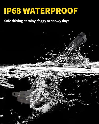 Miniatura 3 de MEALAM Luces LED blancas 3 piezas de rejillas delanteras Raptor accesorios de coche con arnés y fusible compatible con rejilla de posventa estilo