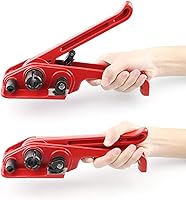 Vista 4 de Kit de flejado de embalaje de paletas, manual de servicio pesado 4 en 1 PETPP Herramientas de flejado manual Juego de máquina de embalaje Tensor