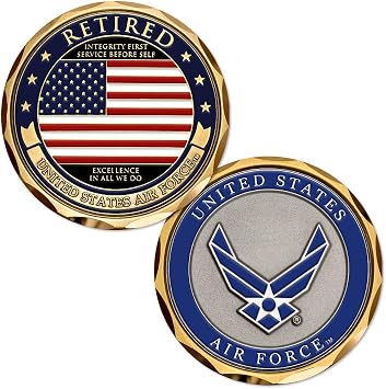 U.S. Air Force Retired Challenge Coin