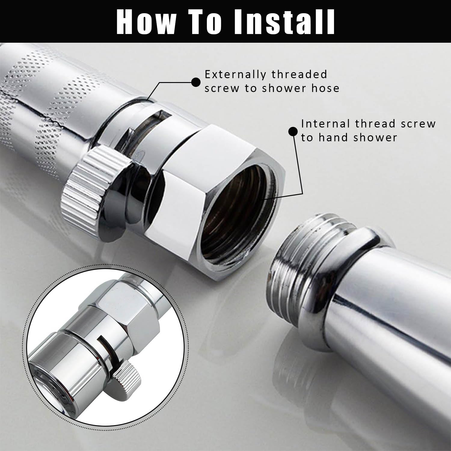 Valvola A Sfera In Ottone Per Doccia - Regolatore Flusso Acqua, Doccette E Bidet - Foto 13