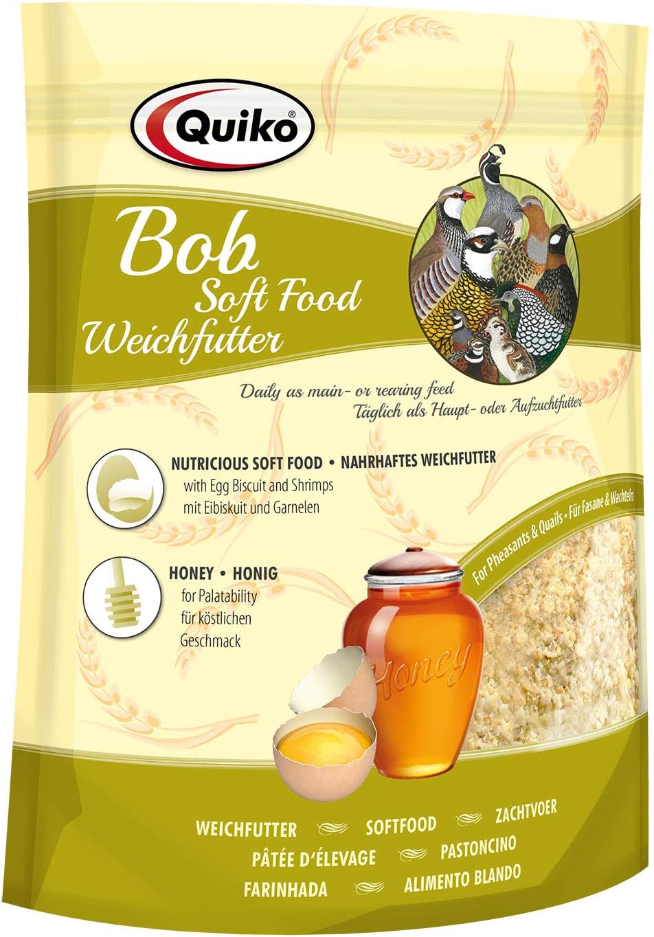 Quiko Bob 1 kg - complete food for quails, pheasants, various types of chickens & ground birds
