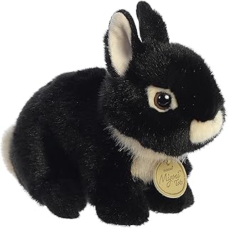 Black rabbit plush toy Clearance