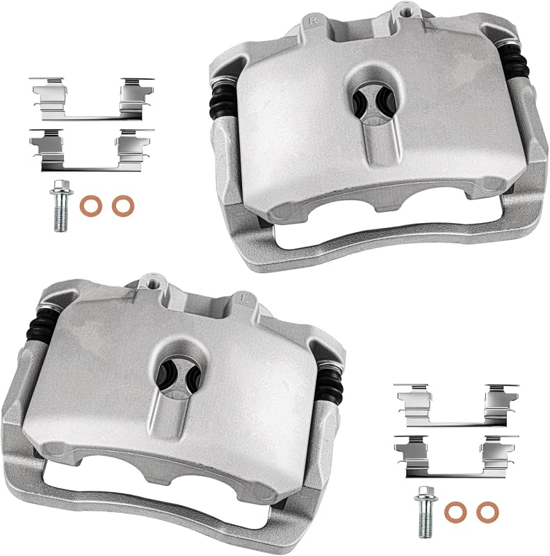 Pinças de freio a disco traseiras cciyu com suporte para Cadillac, Chevrolet e GMC – Par