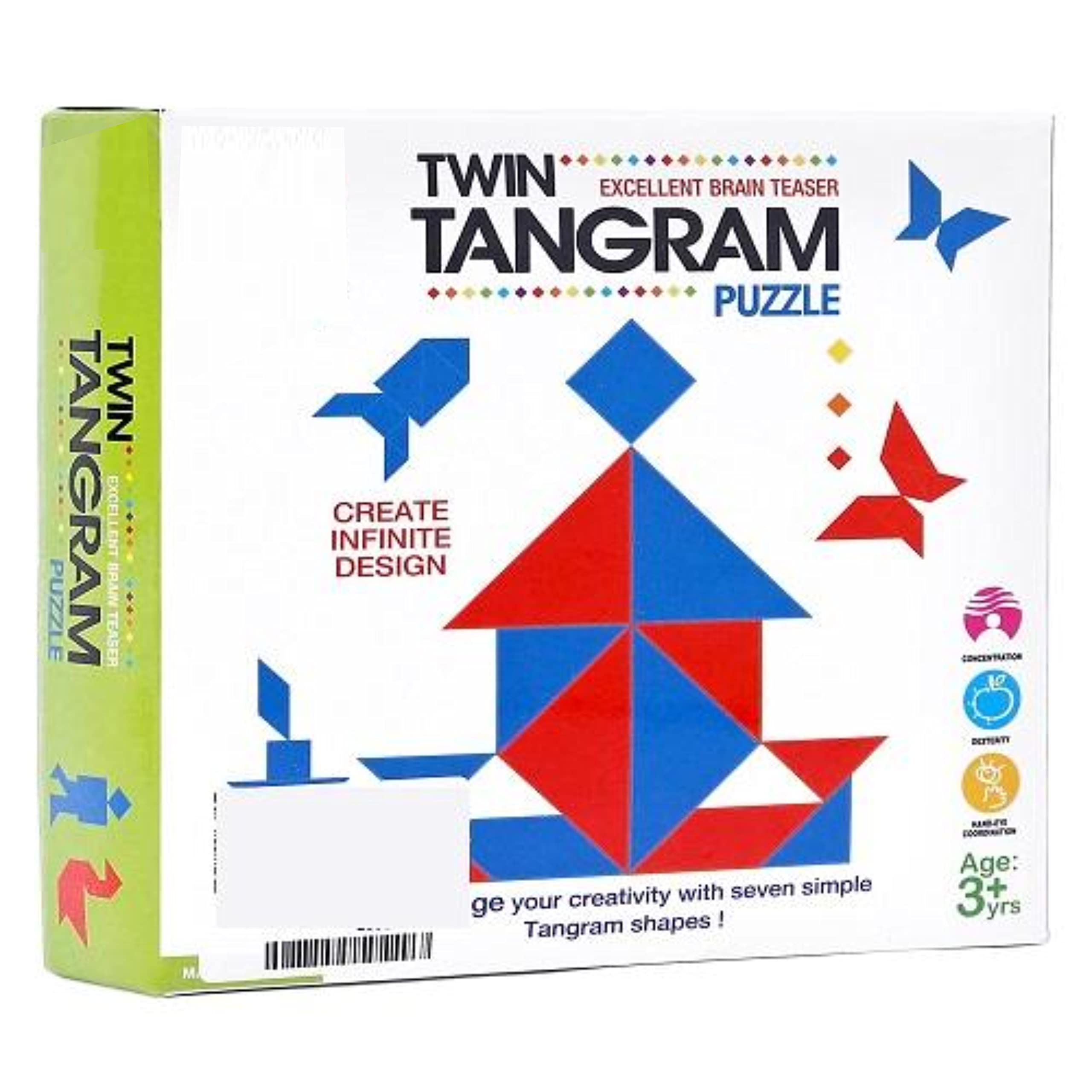 BKDT Marketing 14 pc Tangram Puzzles for Kids (Twin Tangram) (B09NQ8VPNY) Amazon Price History, Amazon Price Tracker