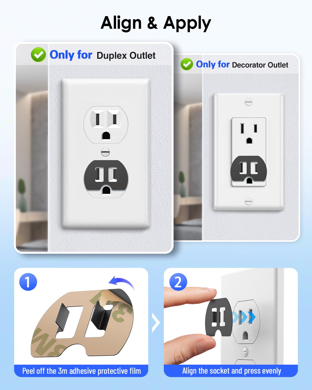 Snapklik.com : Volport Loose Outlet Plug Fix, 6Pcs Adhesive Snug Insert ...