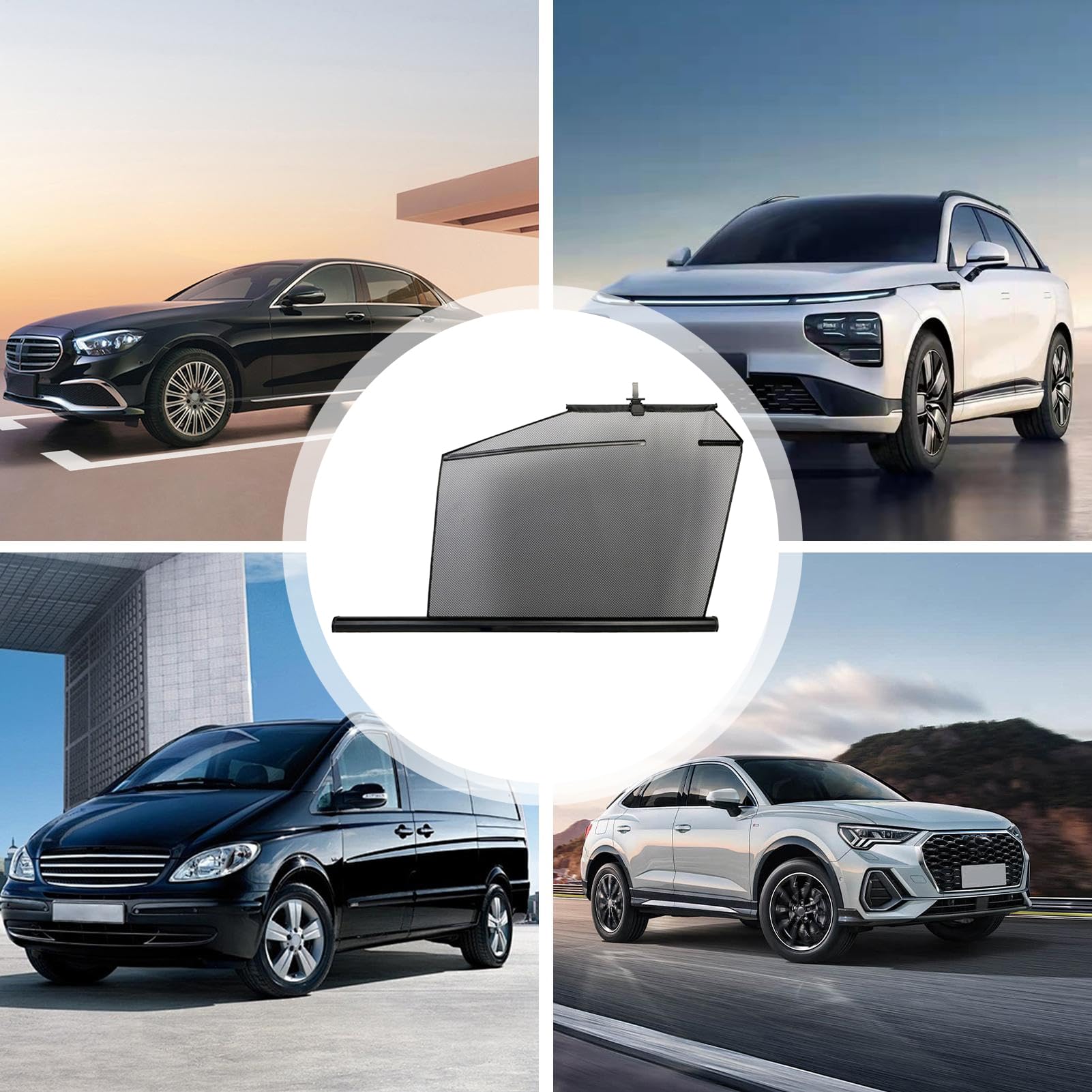 Tendine Parasole Per Auto Alzata Automatica Tendine Oscuranti | per Interni Auto, Schermo Bloccante Luce per Protezione Privacy Camion e Viaggio in Strada