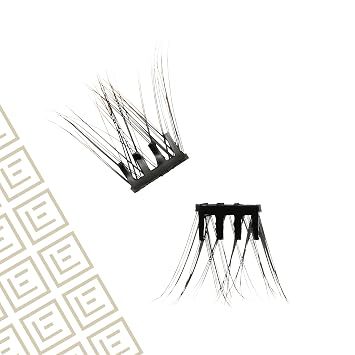 Eylure Underlash Press On Pre-Glued Lash Clusters, 30 Count (Includes Applicator, No Glue Needed, Up to 5 Applications)